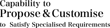 Capability to Propose & Customise to Satisfy Specialised requirements
