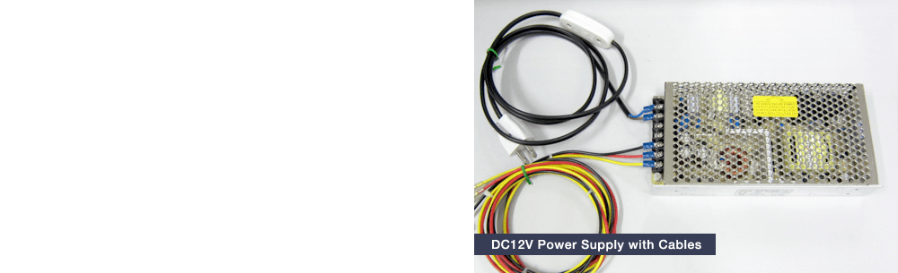 DC12V Power Supply with Cables